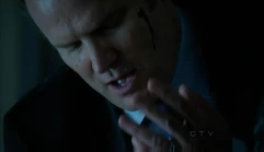 Bracken being pistol whipped by Beckett