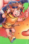 Simon Belmont (or Simon Belmont III) from Konami Wai Wai World (1988).