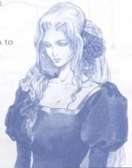 Lisa Alucard's human mother. No mention of her is in the game, but there is artwork for her.