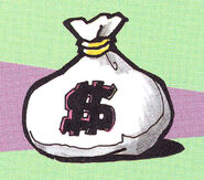 Money Bag from the Japanese Castlevania instruction booklet