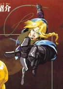 Sonia leap attacking.