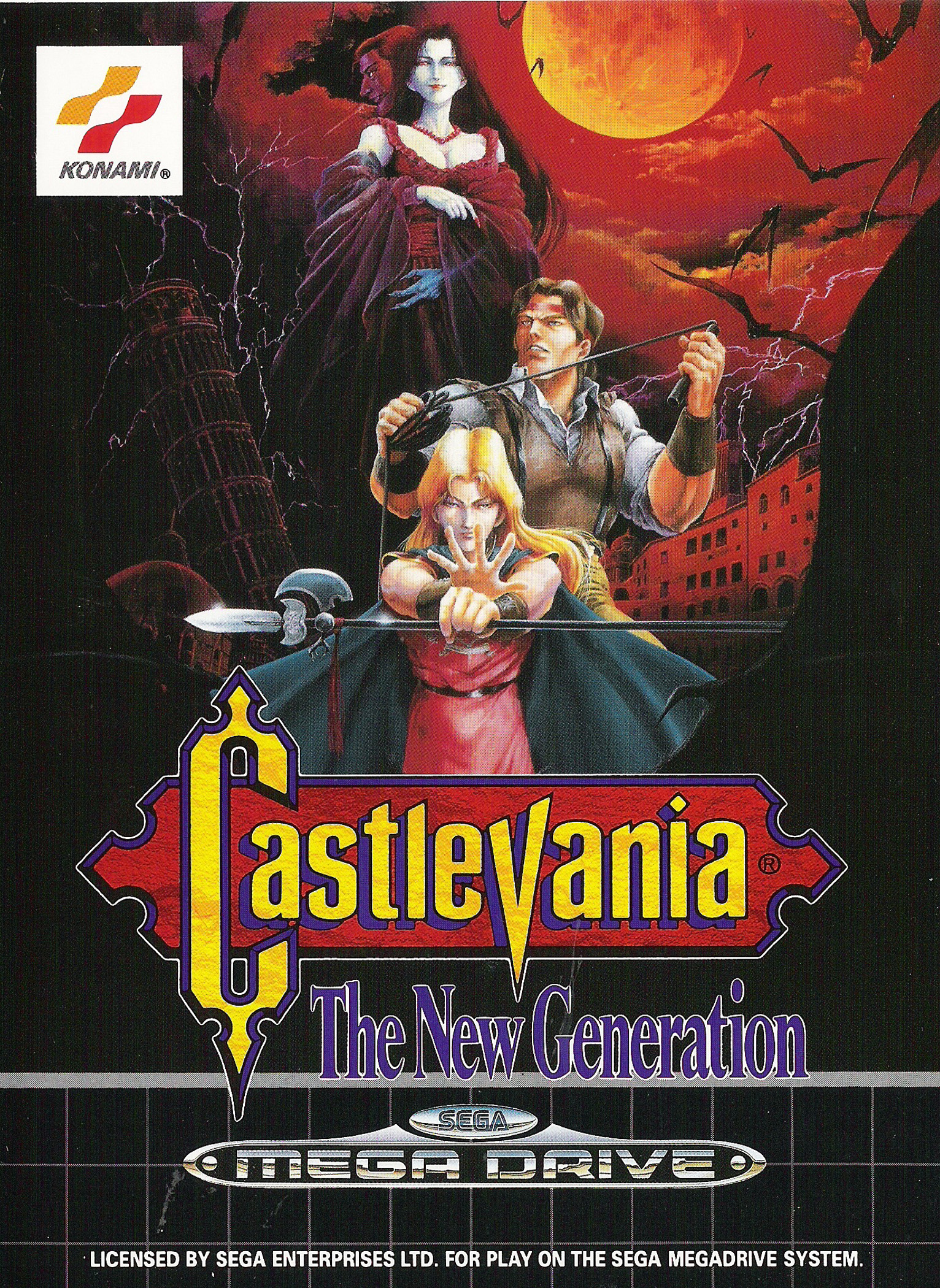 sega mega drive castlevania