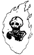 Flaming Skull