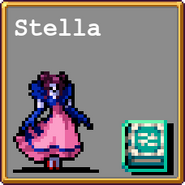 Stella's select profile in Vampire Survivors.