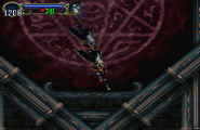 Alucard's Jump Kick from Symphony of the Night.