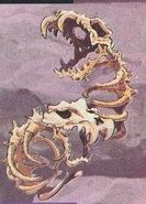 Pillar of Bones from the Nintendo Power Super Castlevania IV Guide