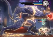 Father and son battle.