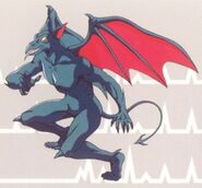 Gargoyle from the Japanese Rondo of Blood instruction booklet.