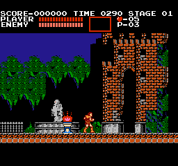 nintendo nes castlevania