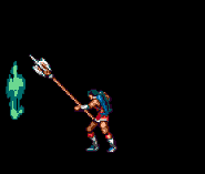 Burning and whirling Alcarde Spear from Bloodlines.