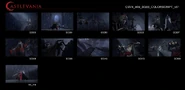 Castlevania Season 4 Colorscript- The Trio vs Dragan and his Necromancer (S4E9).jpg (114 KB) S4E09 color script.