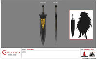 Striga's sword model sheet.