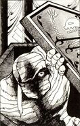 Mummy Man from the The Devil Castle Dracula: The Battle of Old Castle game book.