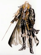 Alucardartwork1.jpg (264 KB) Alucard's artwork from Symphony of the Night by Ayami Kojima.