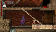 Maria performing the Guardian Knuckle in The Dracula X Chronicles.