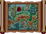In-game map, England.