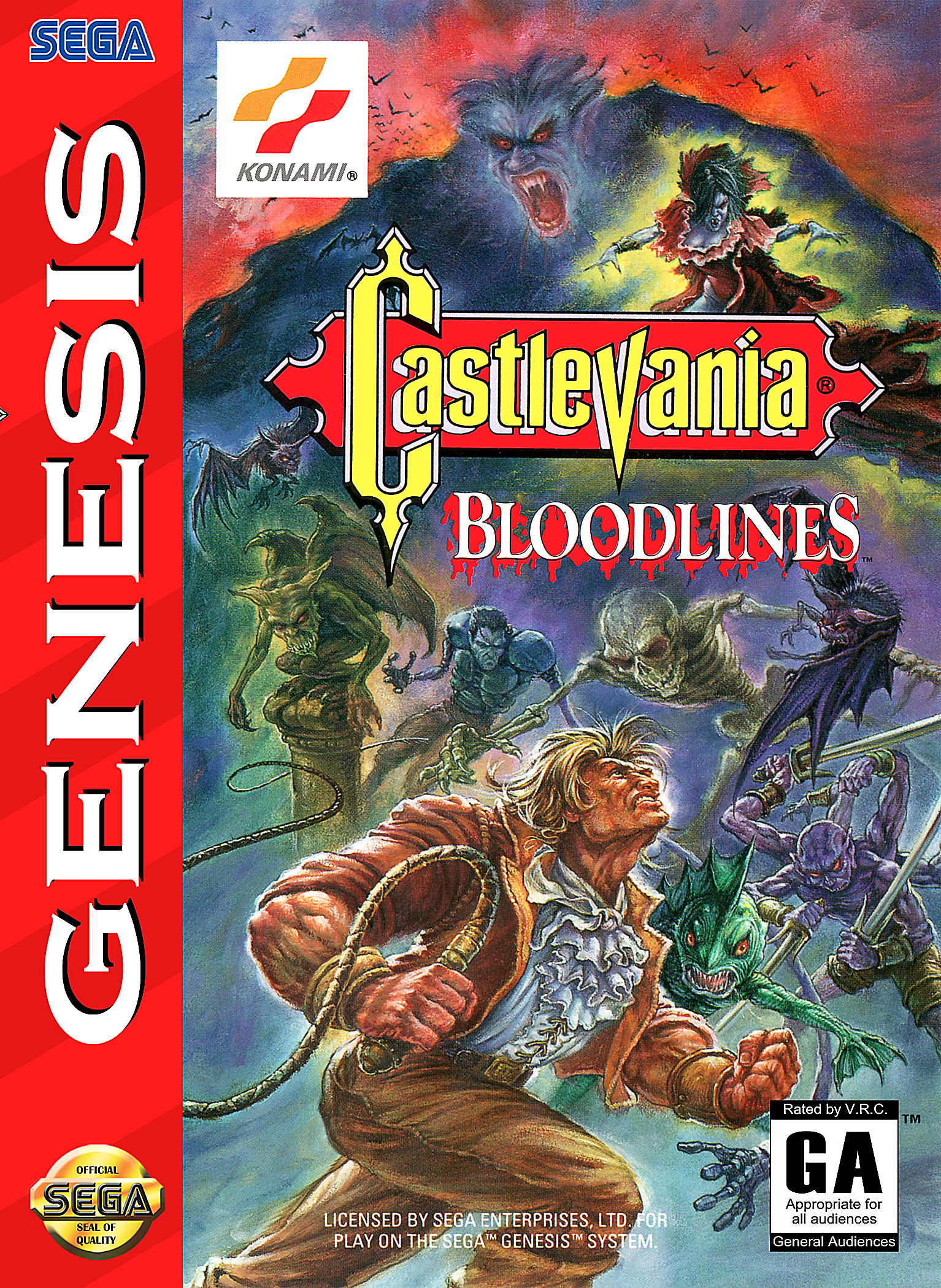 castlevania the new generation mega drive