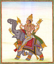 , the Hindu god of fire.