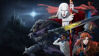 The Council of Sisters, Hector, and Isaac promotional art by Sam Deats, Suzanne Sharp (Carmilla and Hector), Katie Silva (Lenore and Morana), Mari Arakaki (Striga and Isaac), Sean Randolph, and Jose Vega.