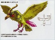 Goldfinch concept art from the BradyGames Curse of Darkness Official Strategy Guide.