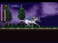 Maria riding game intro in the Saturn version