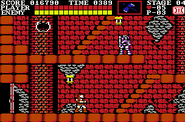 Simon in the Commodore 64 port of Castlevania (1990).