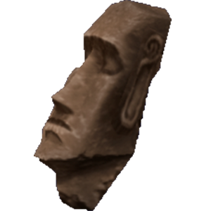 moai face | Pin