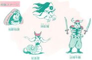 Getsu Fūma Den enemies in Wai Wai World.