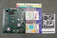 Printed circuit board (version N) with Japanese instruction cards and bilingual Operator's Manual.
