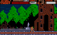 Simon in der Amiga Version von Castlevania (1990)