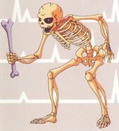 Giant Skeleton from the Japanese Rondo of Blood instruction booklet.