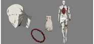 Rebis model sheet.