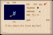 Imp enemy list entry from Aria of Sorrow.