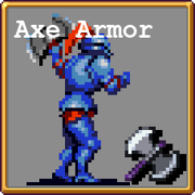 The Old Axe Armor's select profile in .