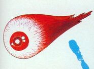 Ghostly Eyeball from the Nintendo Power Simon's Quest guide