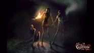 Keene voiced the three Gorgon Sisters –Euryale, Medusa and Stheno– in Lords of Shadow 2.