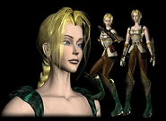 Sonia in her alternative costume.
