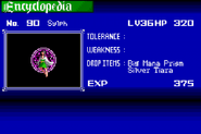 Sylph enemy list entry from Harmony of Dissonance.