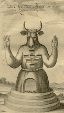 18th century depiction of the  idol