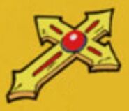 Cross from the Japanese Insert Card for Haunted Castle