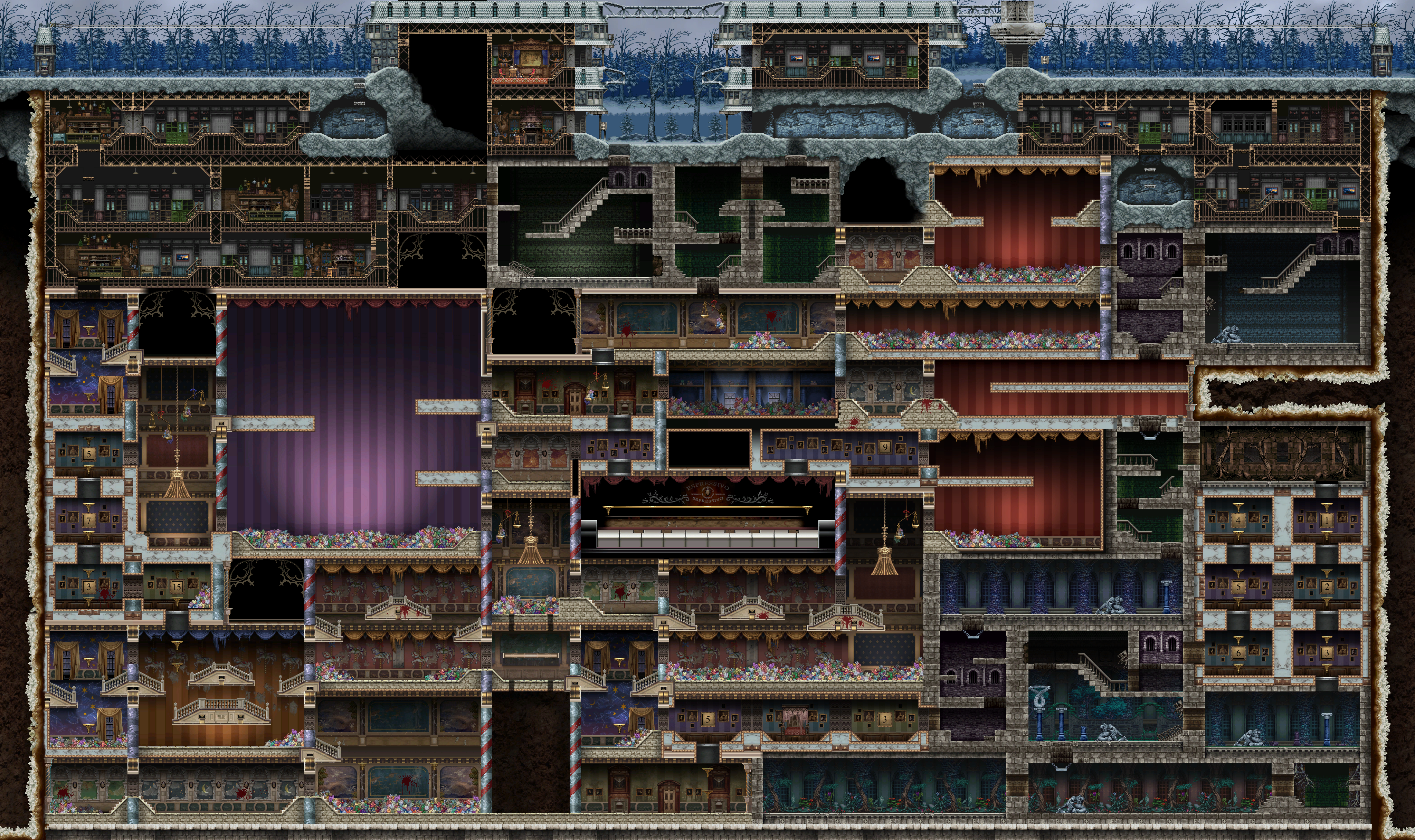 Terraria castlevania map фото 61