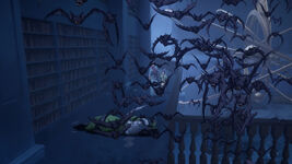 Alucard in his bat swarm form in "The Endings".