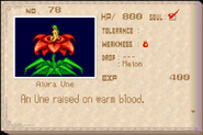 Alura Une's enemy list entry from Aria of Sorrow