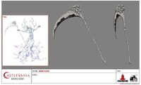 Death Scythe model sheet.