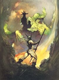 'Norseman' de Frank Frazetta (1972).