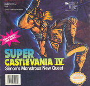 Simon from the cover of Nintendo Power Super Castlevania IV Guide (1991).