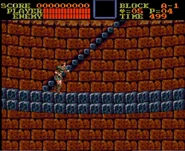 Cylindrical tower that appeared as Stage A-1 in a prototype.