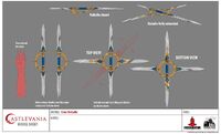 Cross Haladie model sheet.