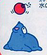 Seal from the Boku Dracula-kun instruction booklet.