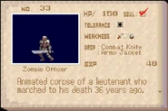 An undead lieutenant from the war. (Aria of Sorrow)